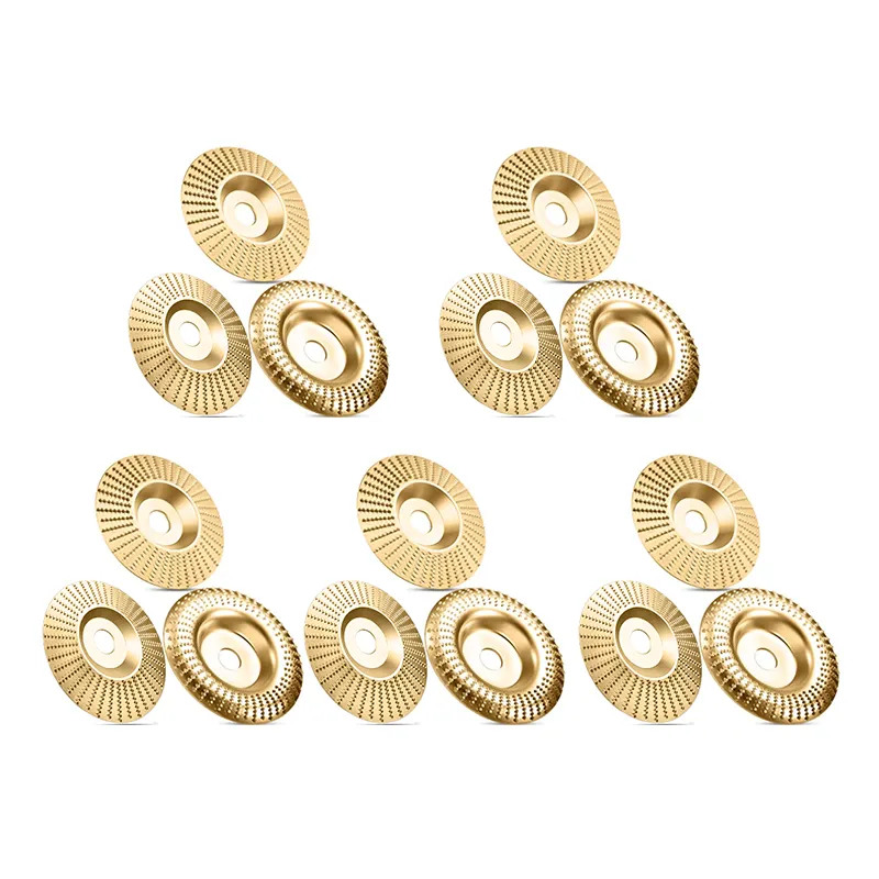 Angle Grinder Polishing Pad - 100mm Gold 3-piece set [1 SET]